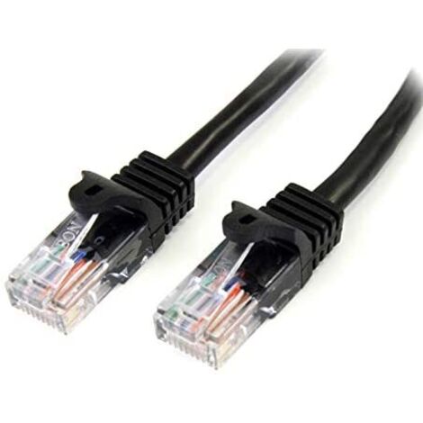 StarTech.com Câble réseau Cat5e sans crochet de 50 cm - Noir