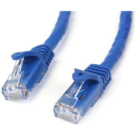 StarTech.com Câble réseau Cat6 Gigabit UTP sans crochet de 1m - Cordon  Ethernet RJ45 anti-accroc - M/M - Jaune (N6PATC1MYL)