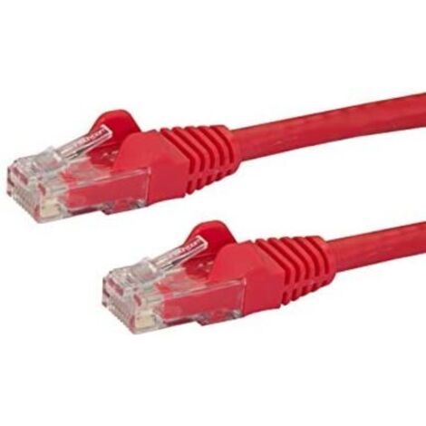 StarTech.com Câble réseau Cat6 UTP sans crochet de 50 cm - Rouge