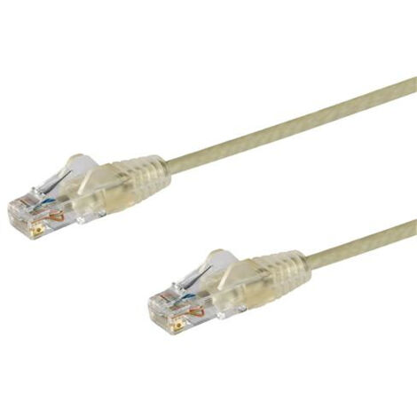 StarTech.com Câble réseau Ethernet RJ45 Cat6 de 50 cm - Gris - 0,5 m - Cat6 - U/UTP (UTP) - RJ-45 - RJ-45 - Gris (N6PAT50CMGRS)