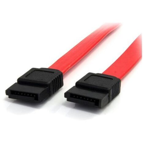 StarTech.com Cable SATA 0,45m - Rojo - 18in Pulgadas Cable Serial ATA