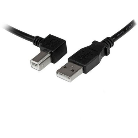 StarTech.com Câble USB 2.0 A à B Connecteur Angulaire Noir 2m