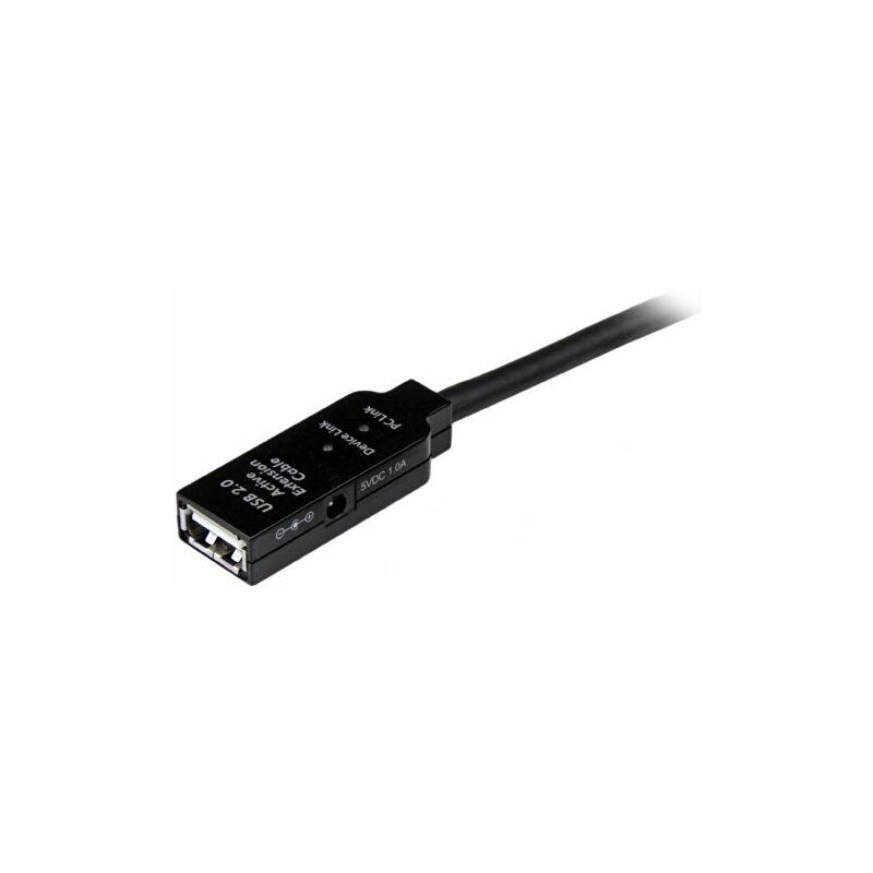 

.com Cable USB 2.0 de Extensión Alargador Activo de 5 metros - Macho a Hembra - Startech