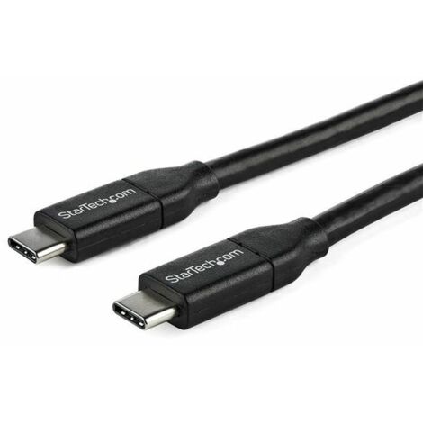 StarTech.com Câble USB-C vers USB-C avec Power Delivery 5A de 1 m - USB 2.0 - Noir