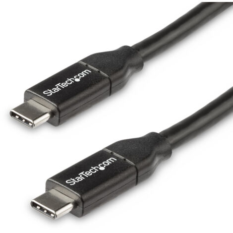 StarTech.com Câble USB-C vers USB-C avec Power Delivery 5A de 50 cm - USB 2.0 - Noir