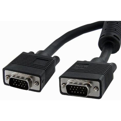 Startech.com câble vidéo haute résolution pour moniteur d'ordinateur extension vga 5m - 2x hd15 male - noir extension, garantie à vie