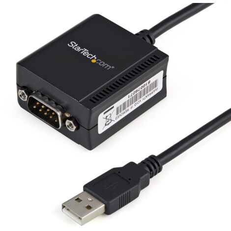 StarTech.com Cavo adattatore RS-232 USB FTDI a seriale 1 porta, con interfaccia COM