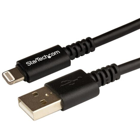 StarTech.com Cavo connettore lungo Lightning a 8 pin Apple a USB per iPhone / iPod / iPad nero 3 m
