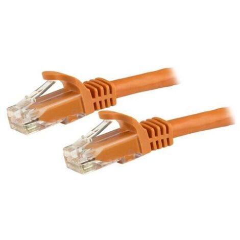 StarTech.com Cavo di Rete Arancio Cat6 UTP Ethernet Gigabit RJ45 Antigroviglio - 50cm