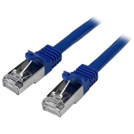 StarTech.com Cavo di rete Cat6 Ethernet Gigabit - Cavo Patch RJ45 SFTP da 50 cm - Blu