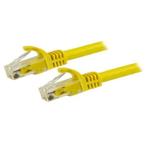 StarTech.com Cavo di Rete Giallo Cat6 UTP Ethernet Gigabit RJ45 Antigroviglio - 50cm