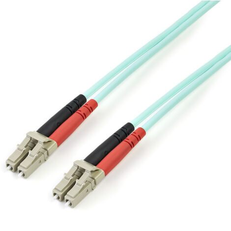 StarTech.com Cavo di rete patch Duplex in fibra ottica multimodale LSZH 50/125 da 10 Gb 5m LC-LC - acqua