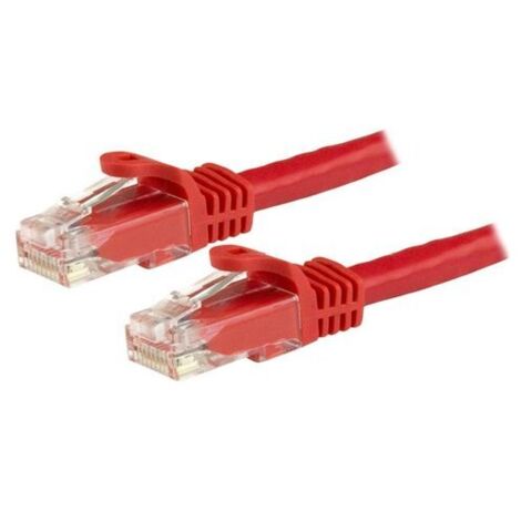 StarTech.com Cavo di Rete Rosso Cat6 UTP Ethernet Gigabit RJ45 Antigroviglio - 50cm