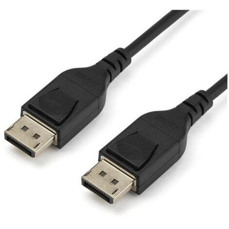 StarTech.com Cavo DisplayPort 1.4 certificato VESA da 2m - 8K 60Hz HBR3 HDR - Cavo per monitorc Certificato funziona con Chromebook - - Cavo video Ultra HD 4K 120Hz DisplayPort 1.4 sottile M/M