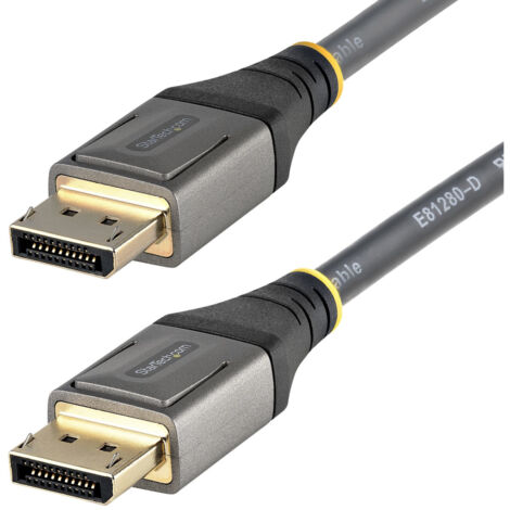 StarTech.com Cavo DisplayPort 1.4 certificato VESA da 5 m - 8K 60Hz HDR10 - Video Ultra HD 4K 120Hz - Cavo DP 1.4 - Cavo video DP per monitor/display - Cavo con connettore DisplayPort (M) a DisplayPor
