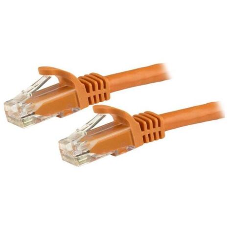 StarTech.com Cavo patch CAT6 1,5 m - Filo di rame al 100% - Connettore antistrappo - Arancione