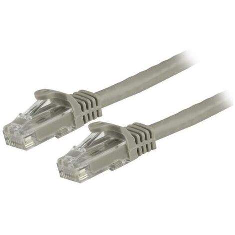 StarTech.com Cavo patch CAT6 1,5 m - Filo di rame al 100% - Connettore antistrappo - Grigio
