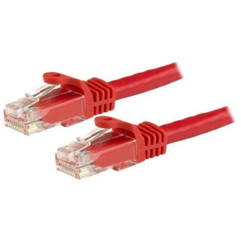 StarTech.com Cavo patch CAT6 1,5 m - Filo di rame al 100% - Connettore antistrappo - Rosso