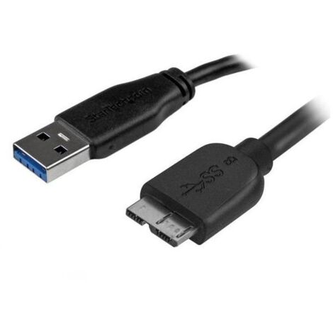 StarTech.com Cavo USB 3.0 Tipo A a Micro B slim - Connettore USB3.0 A a Micro B slim M/M - 2m