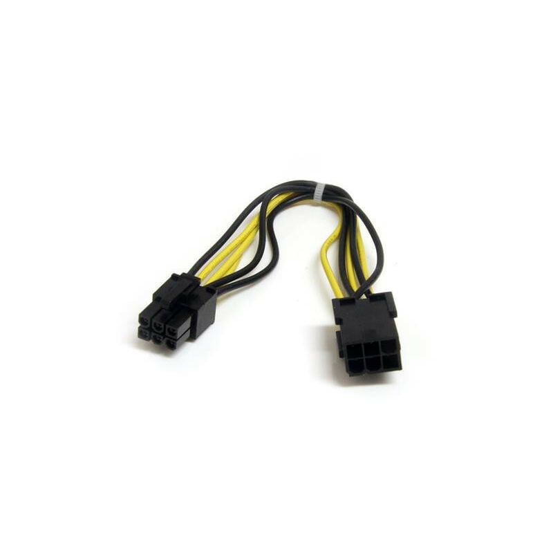 Startech - com Câble d'extension d'alimentation pci Express 6 broches 20 cm - 0,15 m - pci-e (6-pin) - pci-e (6-pin) - Male connector / Female