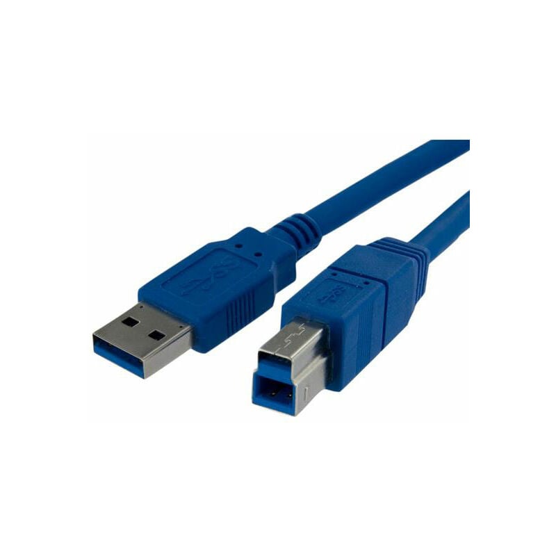 Startech - Câble usb 3.0 Type-A vers usb-b (Mâle/Mâle - 1 m) Bleu