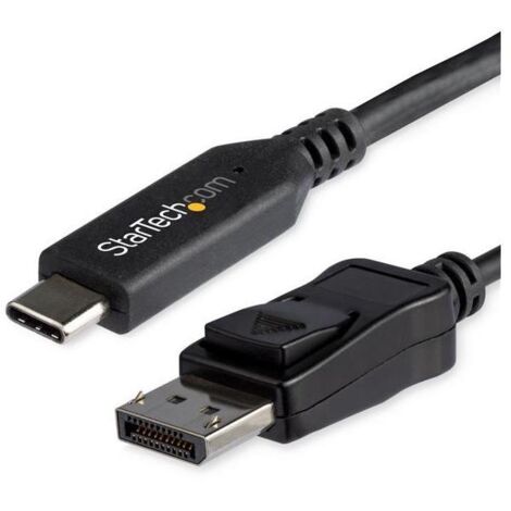 StarTech.com CDP2DP146B câble vidéo et adaptateur 1,8 m USB Type-C DisplayPort Noir