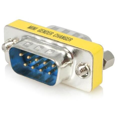 StarTech.com Changeur de genre série DB9 slim - Coupleur DB9 - M/M