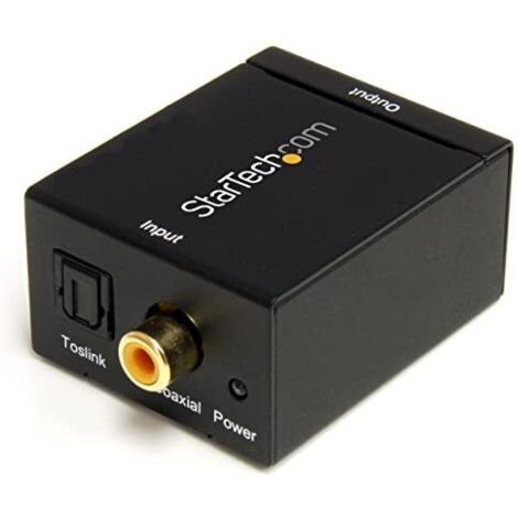 StarTech.com Convertisseur audio coaxial numérique ou Toslink optique SPDIF vers RCA stéréo