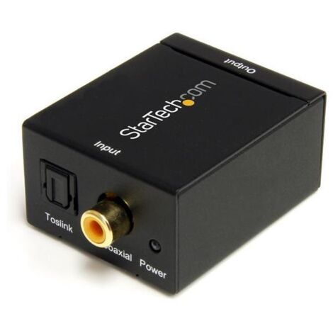 StarTech.com Convertitore audio da coassiale digitale SPDIF o ottico Toslink a RCA stereo