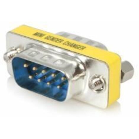 StarTech.com Convertitore di genere seriale slimline DB9 - M/M