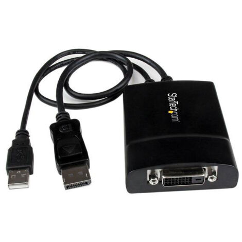 StarTech.com DP2DVID2 - Adaptateur actif DisplayPort vers DVI-D Dual Link (Mâle/Femelle)