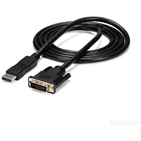 Startechcom DP2DVIMM6 câble convertisseur DisplayPort DVI noir