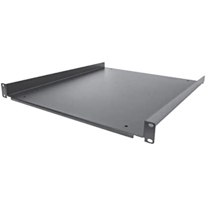 Com 1U Rack Cabinet Shelf de Servers, Tray Universal Rack Mount Cantilever de 19', Capacity de 25kg, de 20' de Deep (SHELF-1U-20-FIXED-S) - Startech