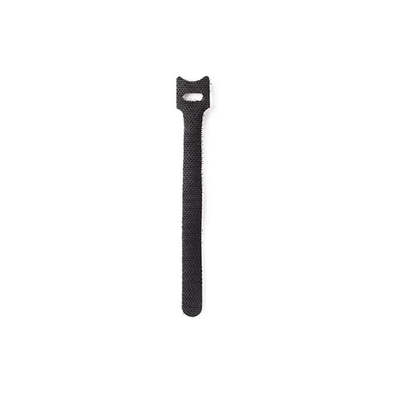 Image of Com Fascette con gancio e anello da 15 cm - Confezione da 50 - Strisce/fascette riutilizzabili per la gestione dei cavi - Fascette con gancio e
