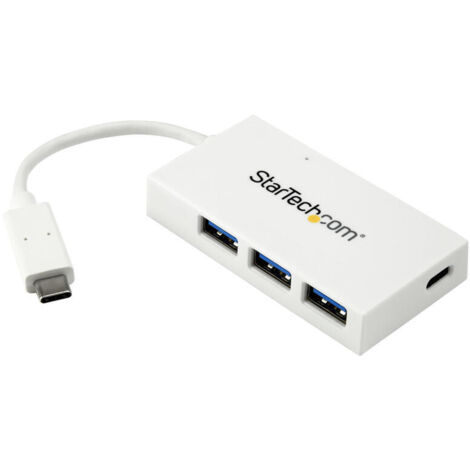 StarTech.com HB30C3A1CFBW hub de interfaz USB 3.2 Gen 1 (3.1 Gen 1) Type-C 5000 Mbit/s