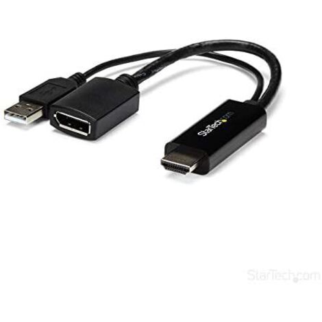 StarTech.com HD2DP cavo e adattatore video Nero