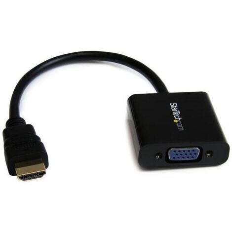startechcom HD2VGAE2 adaptateur HDMI vers VGA noir