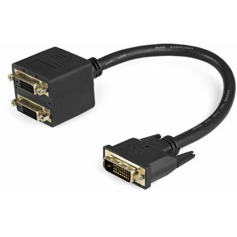 StarTech.com HDMISPL1DH - Cable Divisor Splitter HDMI de 1 m, Color Negro