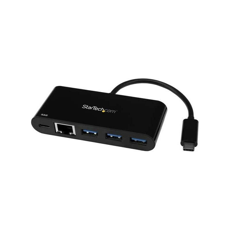 StarTech.com Hub USB-C a 3 porte con Gigabit