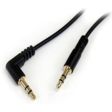 StarTech.com Kabel de 1.8m de Stereo Audio de 3.5mm rechtwinklig gewinkelt - Stecker auf Stecker
