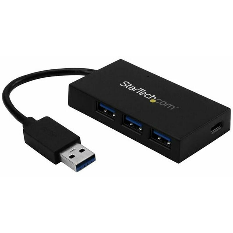 

Ladrón Hub USB 3.0 de 4 Puertos - Concentrador de 3 Puertos USB-A y 1 Puerto USB-C - Incluye Adaptador de Alimentación - Startech.com