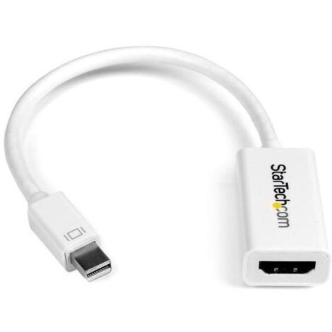 startechcom MDP2HD4KSW adaptateur Mini DisplayPort HDMI blanc