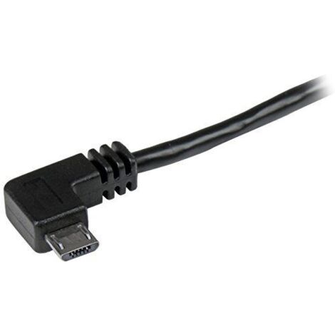 StarTech.com Micro USB Kabel mit rechts gewinkelten Anschlüssen - Stecker/Stecker - 2m