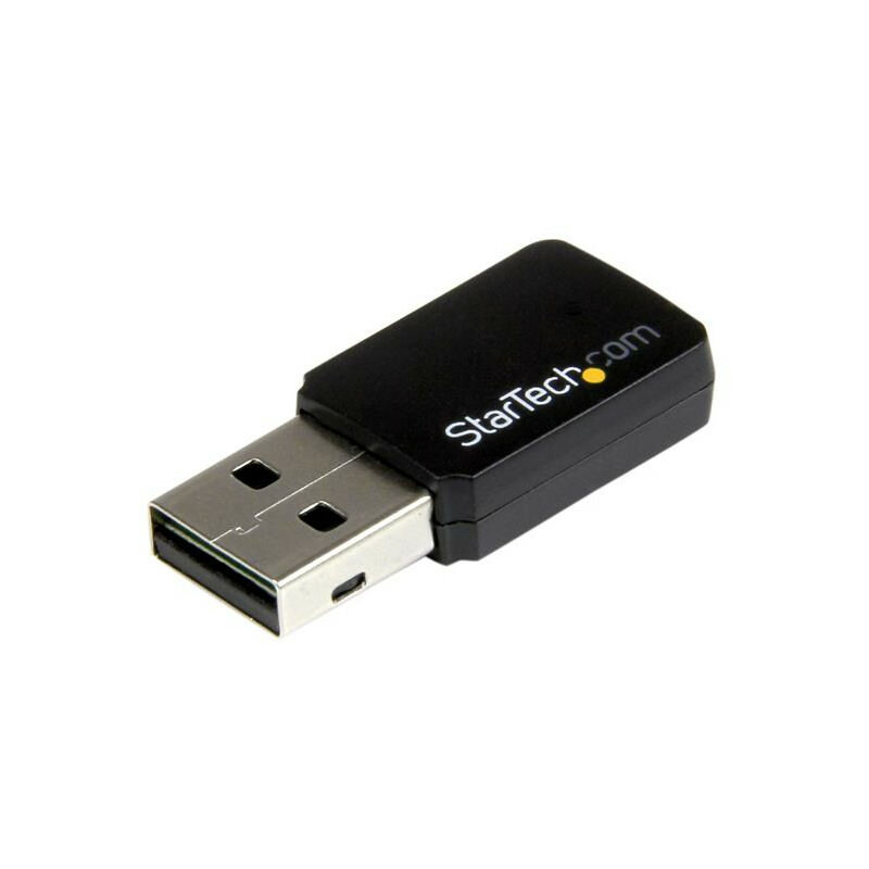 StarTech.com Mini adaptateur USB 2.0 réseau sans fil AC600 double bande - Clé USB WiFi 802.11ac 1T1R - Sans fil - USB - WLAN - Wi-Fi 5 (802.11ac)