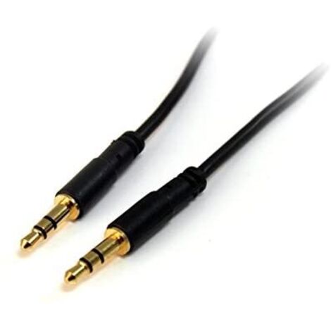 StarTech.com MU10MMS Cavo Audio Stereo Nero 3 Metri