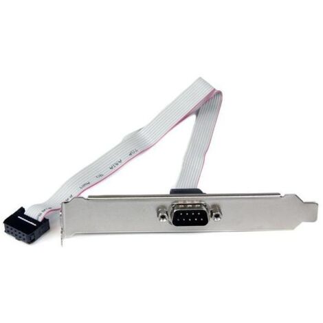 StarTech.com Piastra slot 16'' (40 cm) da seriale maschio 9 pin a header scheda madre 10 pin