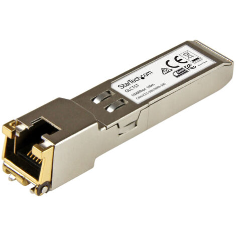 StarTech.com Ricetrasmettitore SFP 1000BASE-T Rame 1000Mbps Compatibile Cisco GLC-T