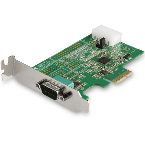 StarTech.com Scheda Seriale PCI Express con 1 Porta - Controller PCIe RS232 - 16950 UART - Scheda Seriale di Espansione DB9 a Profilo Basso - Compatibile Windows e Linux
