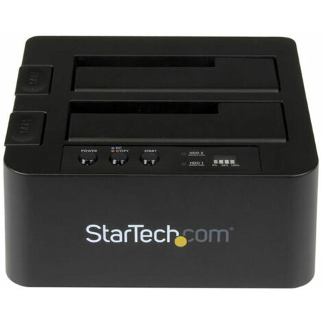 StarTech.com SDOCK2U313R Brenner HDD-Duplikator 2 Kopien Schwarz