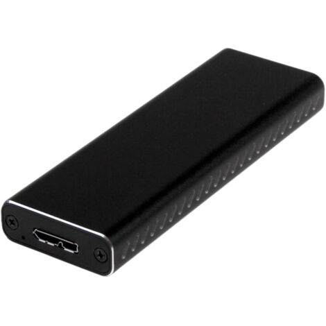 StarTech.com SM2NGFFMBU33 contenitore di unità di archiviazione Box esterno SSD Nero